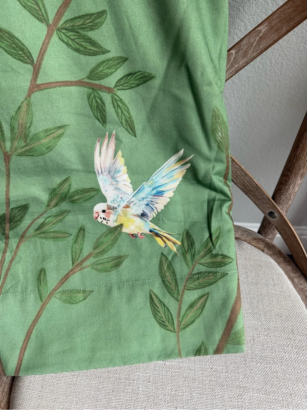 Anthropologie Wynnie Cotton Printed Curtain